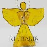 Angel Candle Holder Yellow